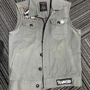 Custom punk rock battle vest